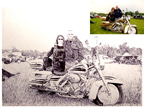 bev and tim with their harley